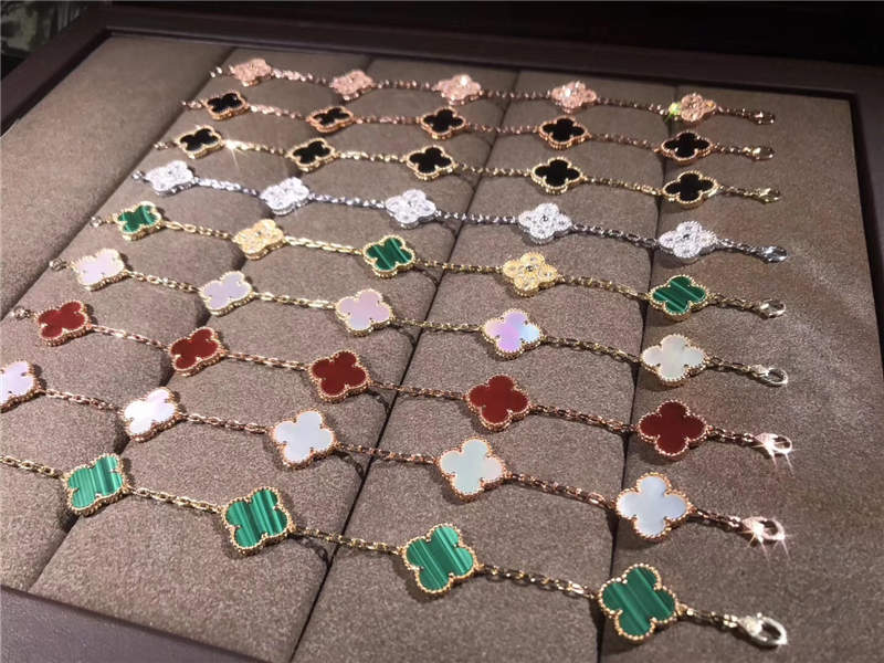 Luxury jewelry for Van Cleef bracelet replica | Top Brand 18K Gold ...