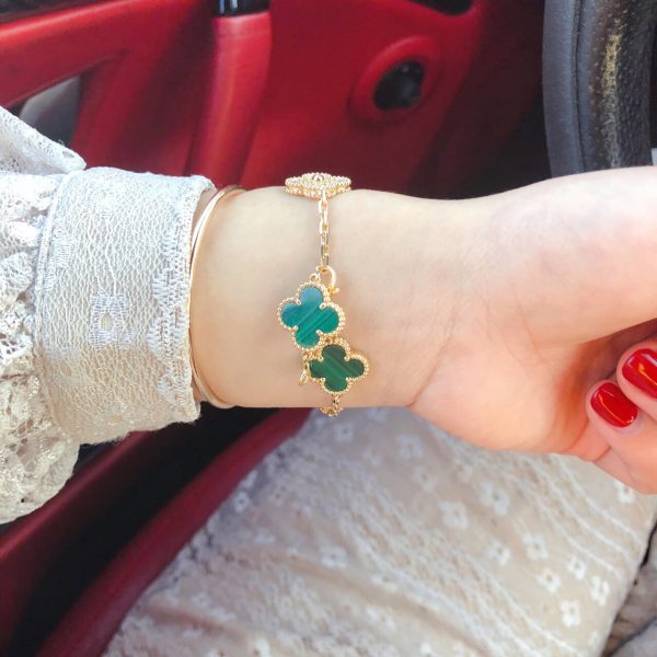 fake van cleef & arpels Vintage Alhambra bracelet 5 motifs