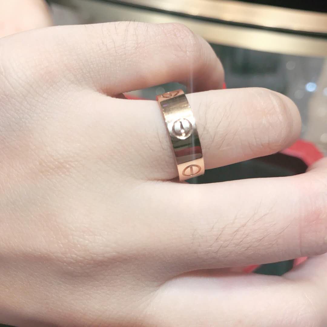 fake vs real cartier love ring