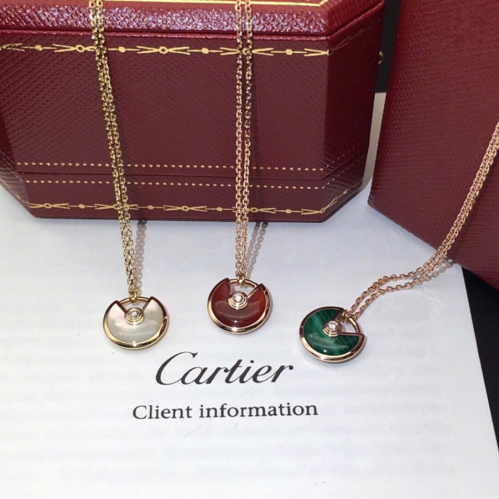 cartier amulette necklace long