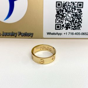 Classic love ring fake gold