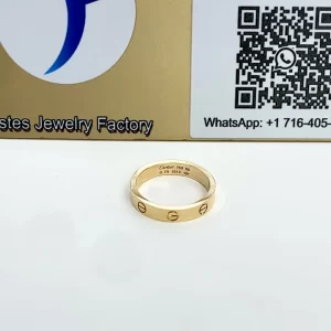 Love ring small model fake 18k gold