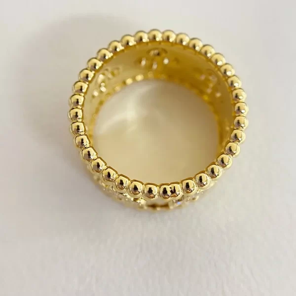 replica van cleef ring gold