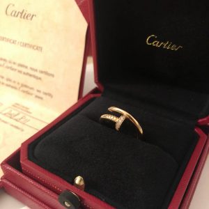 JUSTE UN CLOU RING, DIAMOND | Top Brand 18K Gold Jewelry Replica ...