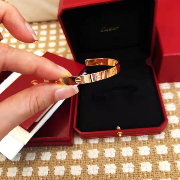 fake Cartier love half bracelet 18k gold