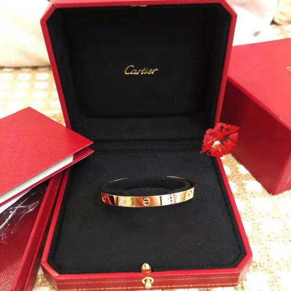 fake Cartier love half bracelet 18k gold