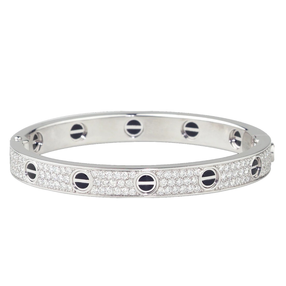 Silver Cartier Love Bracelet With 