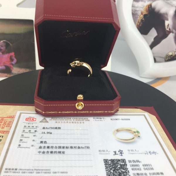 panthere de Cartier ring gold