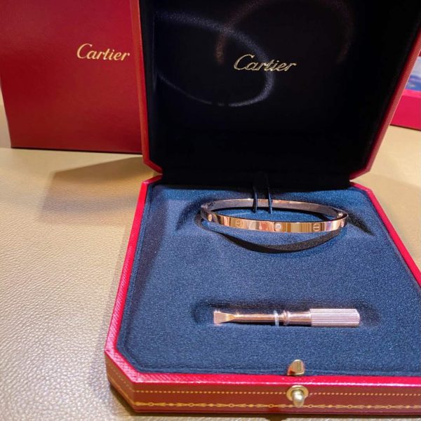 replica Cartier love bracelet 6 diamonds skinny style