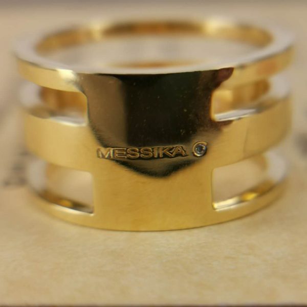 MOVE ROMANE LARGE Gold Diamonds