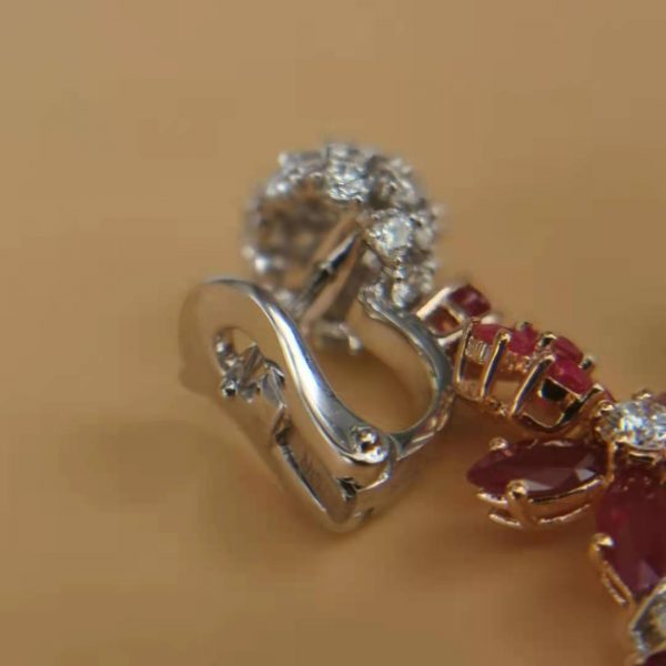 Replica Van cleef arpels Folie des Prés earrings