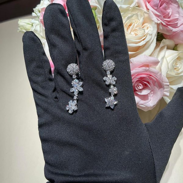 van cleef arpels Folie des Prés earrings dupe