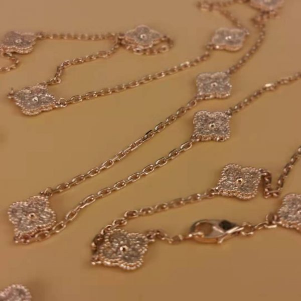 fake van cleef arpels Sweet Alhambra long necklace