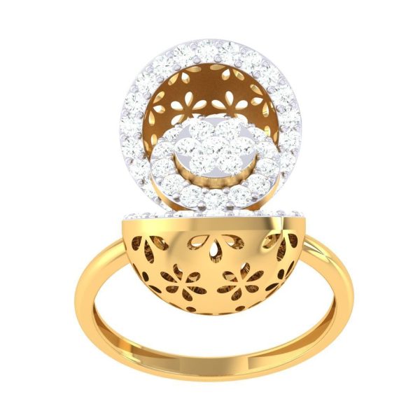 14k yellow Gold Engagement Ring