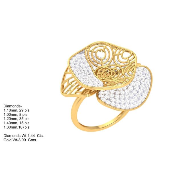 14K Yellow Gold Ring Party