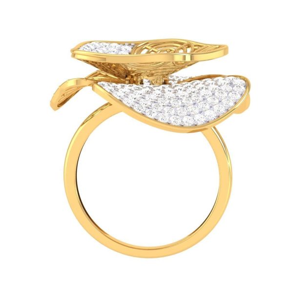 14K Yellow Gold Ring Party