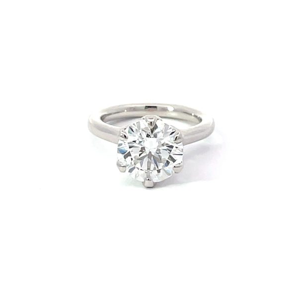 2.5ct diamond ring GIA Certified