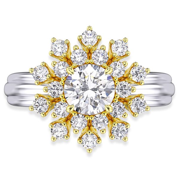 Flower Wedding Ring for Women