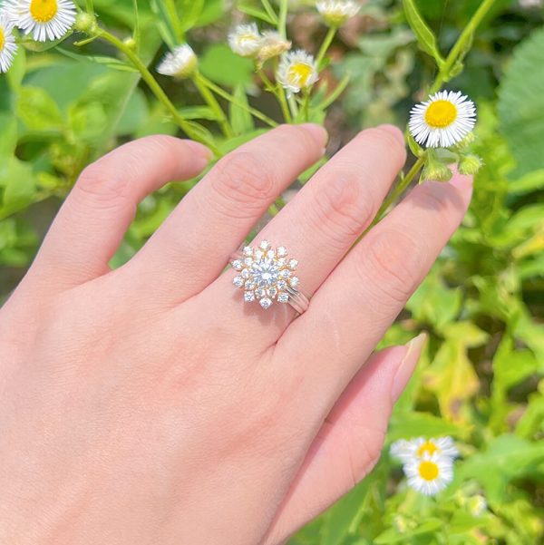 Flower Wedding Ring for Women