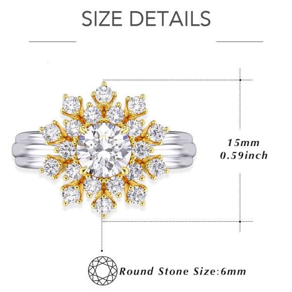 18k White Gold Diamond Wedding Ring Women