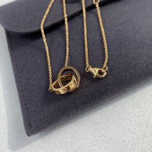 Cartier love necklace fake