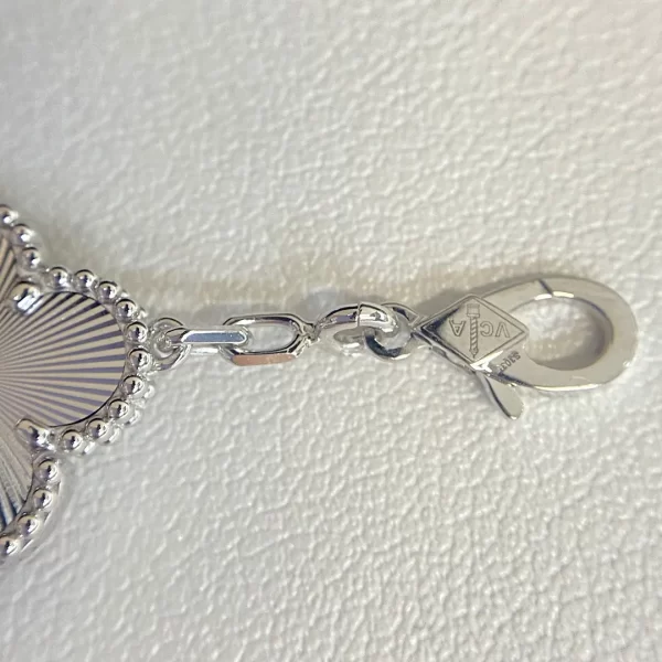vintage alhambra bracelet 5 motifs guilloche