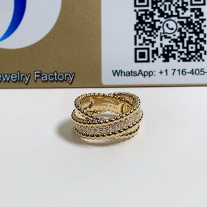 VCA Perlée Diamonds Ring Fake