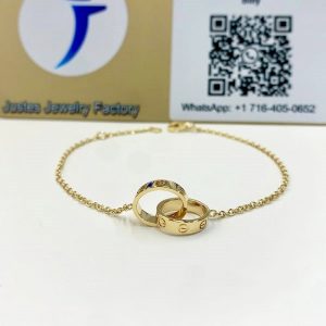 Replica 18k yellow gold cartier bracelet pric