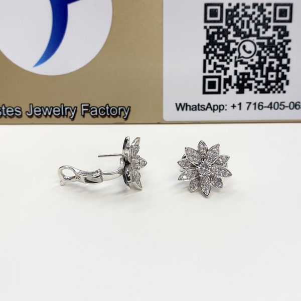 Fake Lotus earrings small model