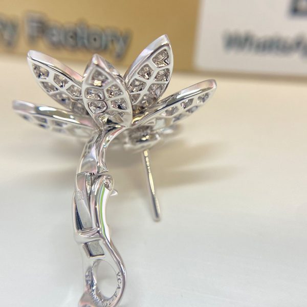 Fake Lotus earrings medium model cheap