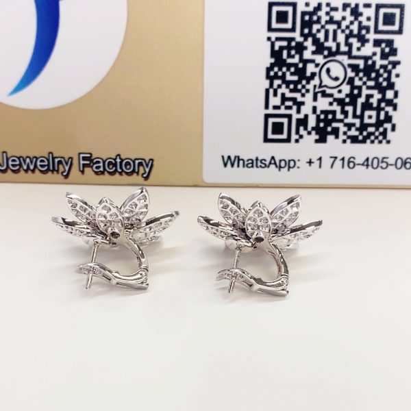 imitation Lotus earrings medium model