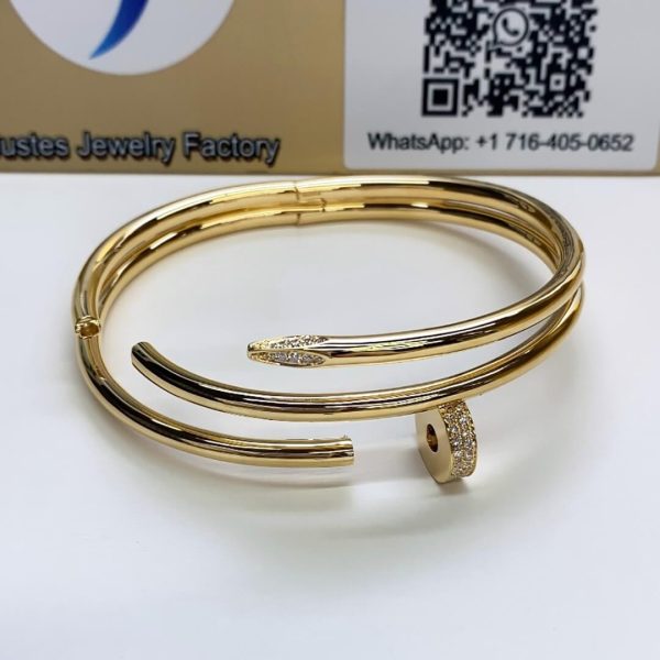Cartier Juste un Clou double bracelet dupe