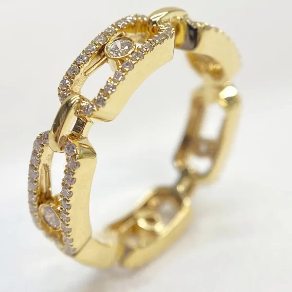 Messika Move Link Multi Pavé Yellow Gold fake