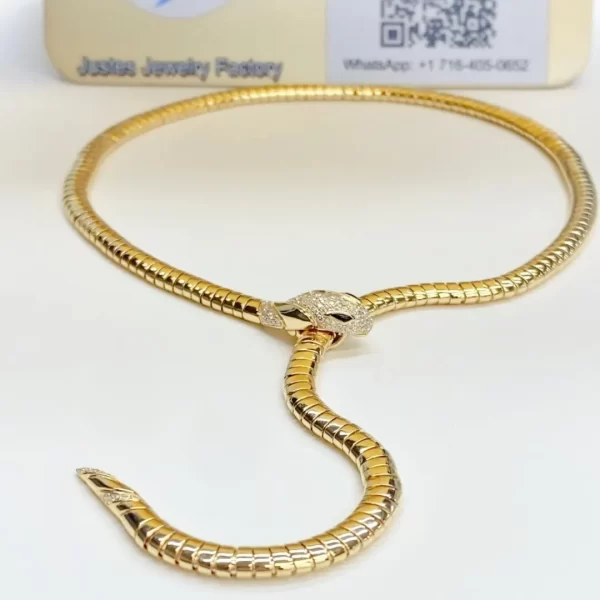 Replica Bvlgari Serpenti Tubogas Necklace cheap
