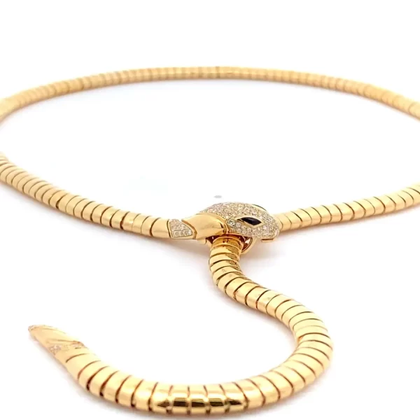 fake Bvlgari Serpenti Tubogas Necklace