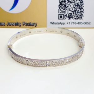 Love Bracelet Classic Model Paved 10 Diamonds dupe cheap